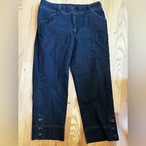 Charter Club Classic Fit Dark Blue Jeans Size 8